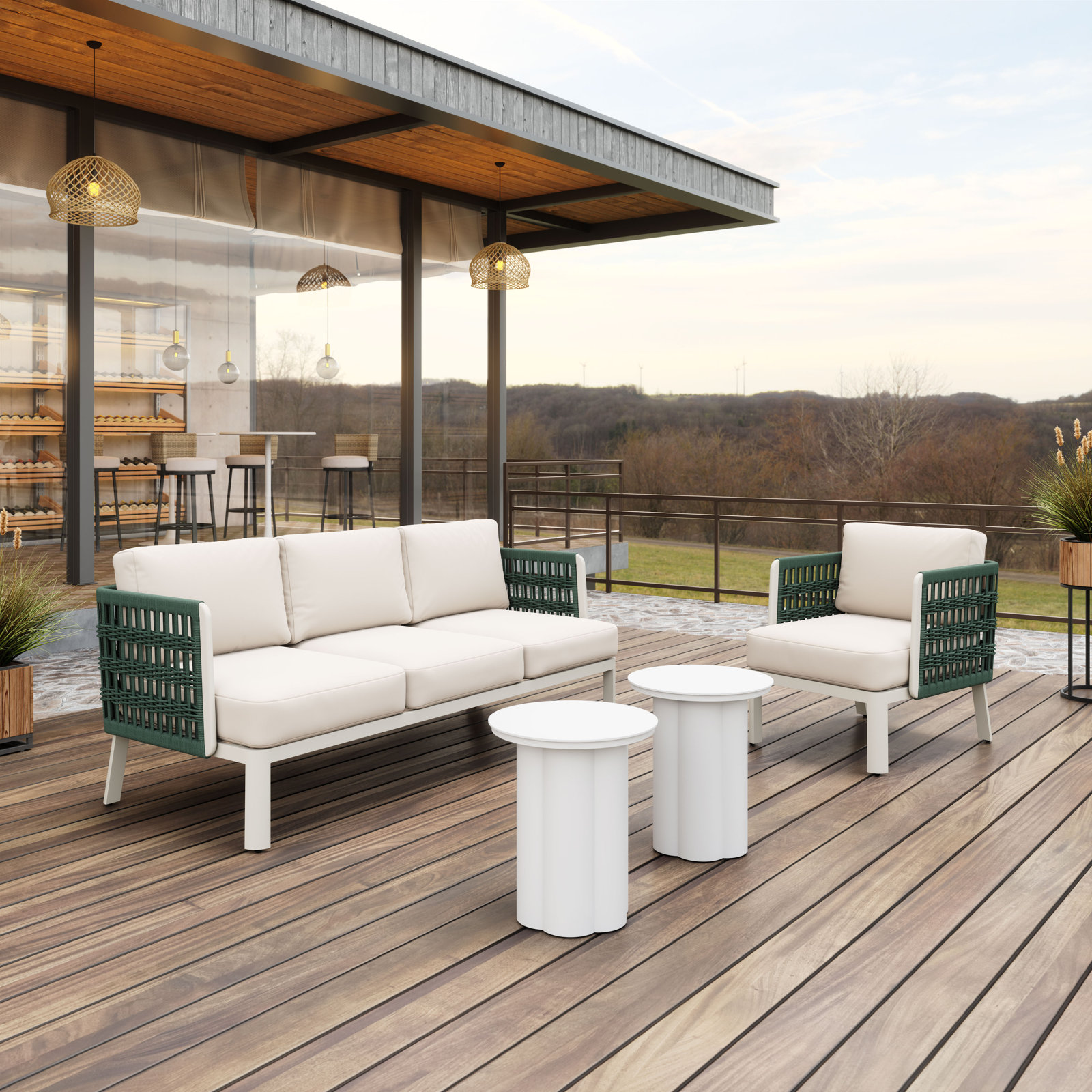Bridgehampton Aluminum Outdoor Lounge Chair