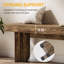 Banc d'entrée en bois, banc de ferme à l'intérieur 47 po-527072373