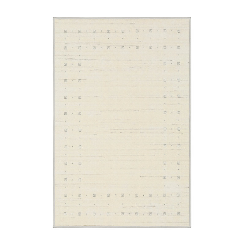 Tapis abstrait beige, Rectangle 5 pi x 7 pi