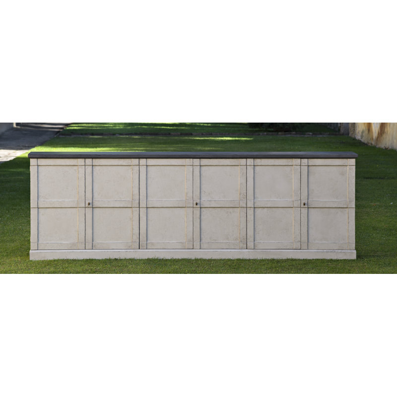Boxholm 112'' W Solid Wood Sideboard, Sage