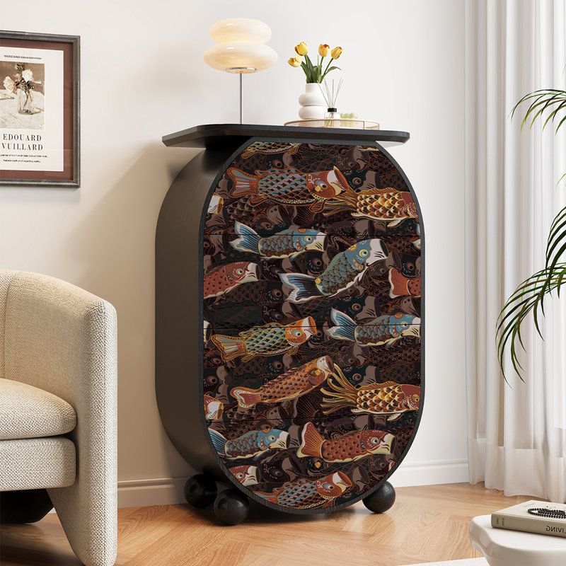 Commode décorative 4 tiroirs Bertine