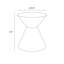 Solid Wood End Table-107653202