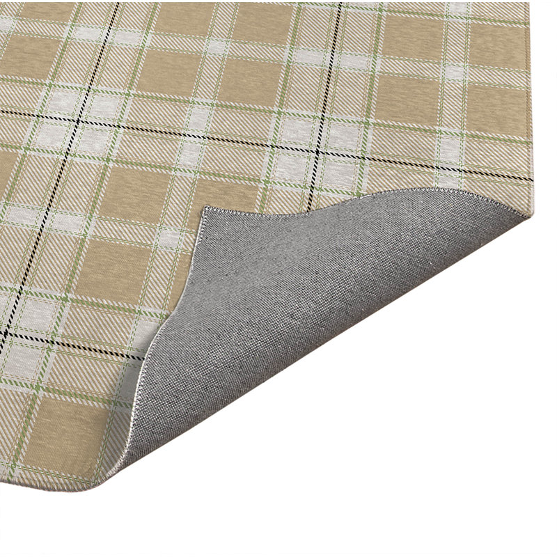 Tapis d'extérieur antidérapant Billy Tartan, Rectangulaire 3 pi x 5 pi