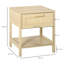 Nadine 40cm W Manufactured Wood Bedside Table