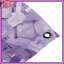 Tapisserie murale géométrique mauve tourbillon-1596343266