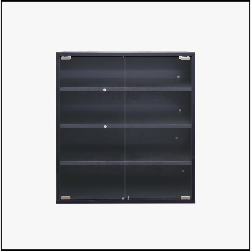 Shoe Box with RGB LED Light, Black