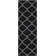 Rodgers Hand Woven Flat Weave Wool/Cotton Geometric Rug in Gray/Black