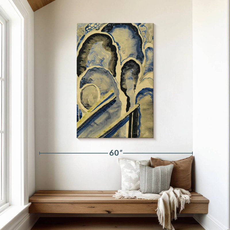 Avery Blue No. 1, 45" H x 30" W