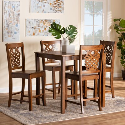 Entiat 5 - Piece Counter Height Dining Set -  Alcott Hill®, A197888000274629A296925AF7EEE10F