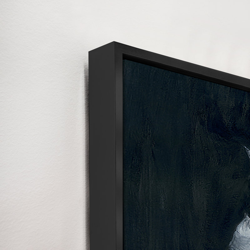 L'étalon blanc II par D'Alessandro Léon - peinture sur toile