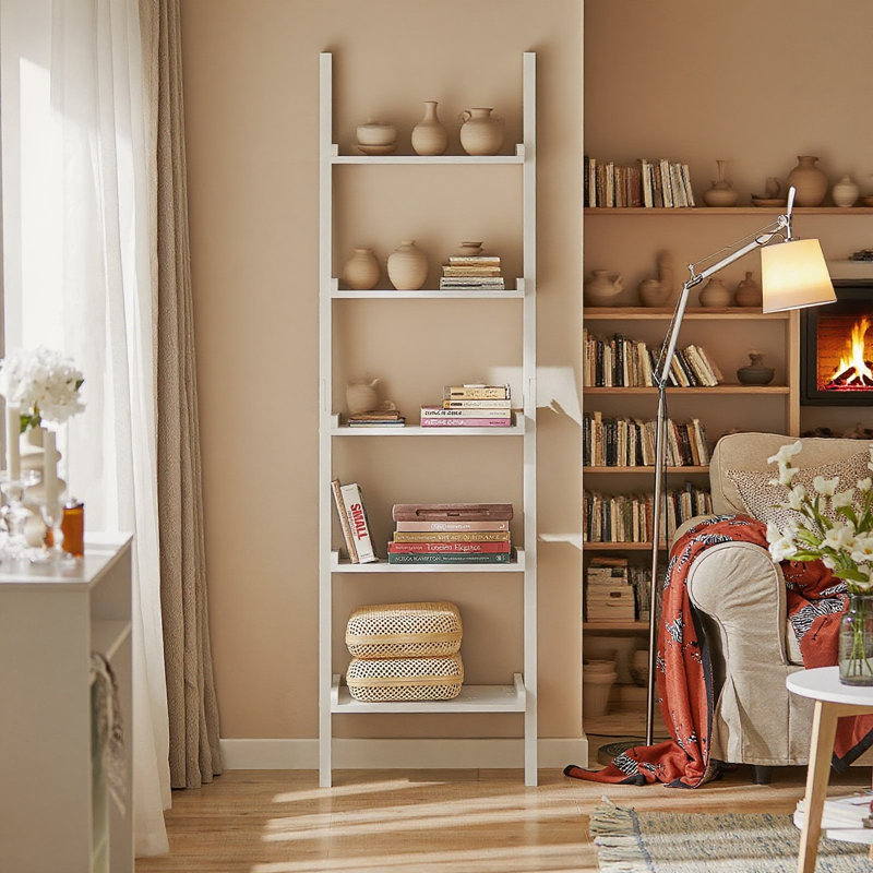 Williar 188cm H x 56cm W Ladder Bookcase