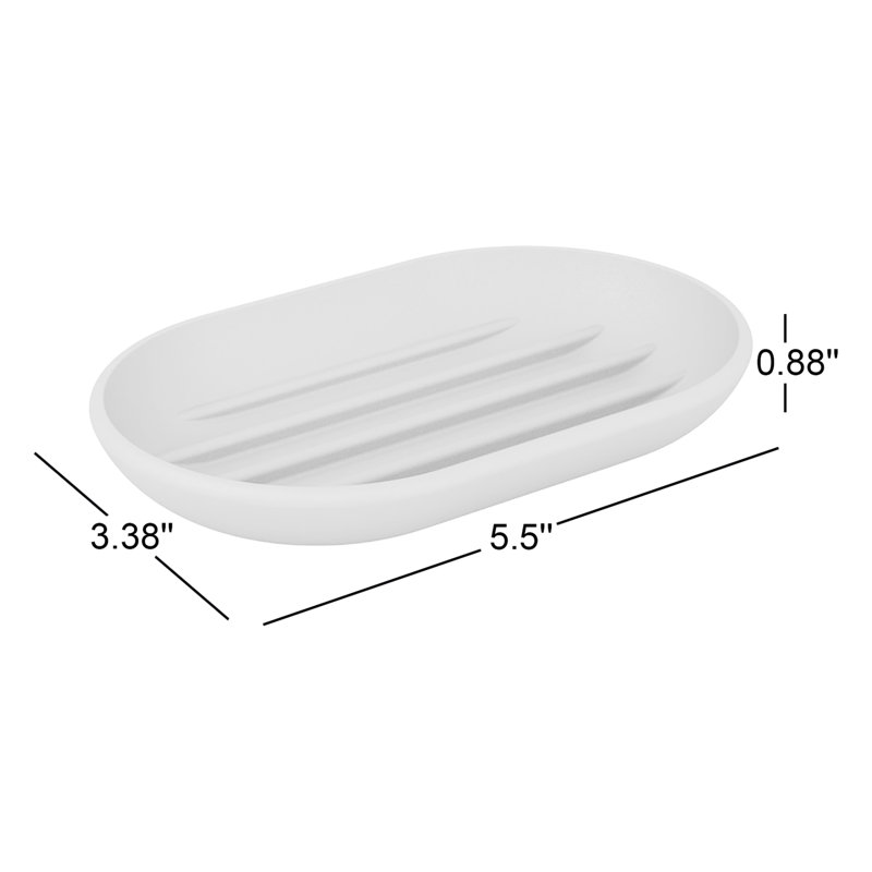 Porte-savon Touch, Blanc