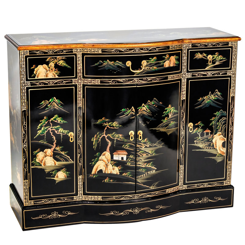 Abigal 42'' Solid Wood Sideboard