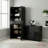 Set Of 1 Buffet Table With Drawers & Multi Door Storage Plus 1 Tall Cabinet With Compartments And Adjustable Shelves For Kitchen Living Room Dining Area Or Office Space, Black-1820166195