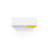 Liberty 43" Mid-Century Modern 3-Shelf TV Stand for TVs up to 43" in White and Yellow-1799682133