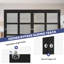 Portes de garde-robe coulissantes en verre givré double avec trousse de quincaillerie d'installation-105304900-125591955-125591953