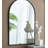 Iron Frame Vertical Arch Mirror