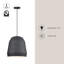 Luminaire suspendu dôme Sedona-64113772-64148121