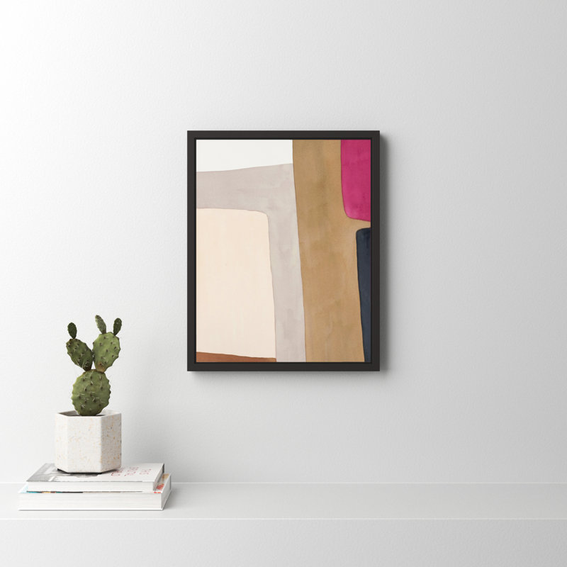 A Highlight Of Fuchsia by Julia Balfour, White Framed Canvas, 20" H x 16" W x 1.4" D
