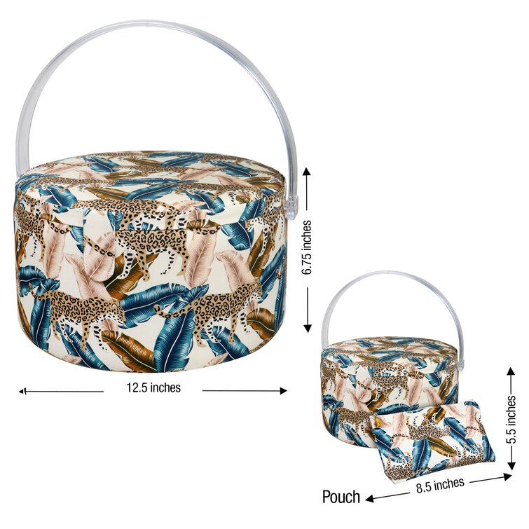 Dritz Medium Curved Sewing Basket
