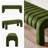Oyan Modern Channel Tufted Backless Upholstered Bench-107520321-120610686
