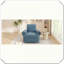 Fauteuil à bascule manuel pivotant inclinable à dossier réglable Salon Chambre à coucher Chambre de bébé fonctionnelle Confortable Élégant-992400636