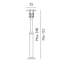 Bayonne Transparent Lamp Post (Full)