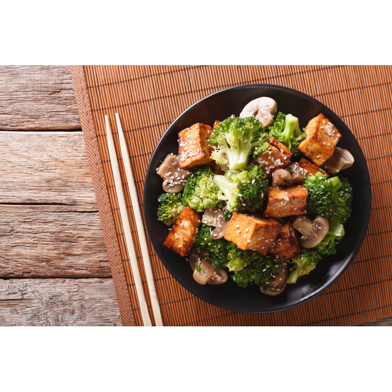 Mixed Chinese Vegetables - Wrapped Canvas Print, 30cm H x 46cm W x 3.8 cm D
