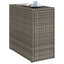 Nirvi Rectangular Solid Wood Outdoor Side Table - 58 cm W 27.5 cm D-881461665-926470606