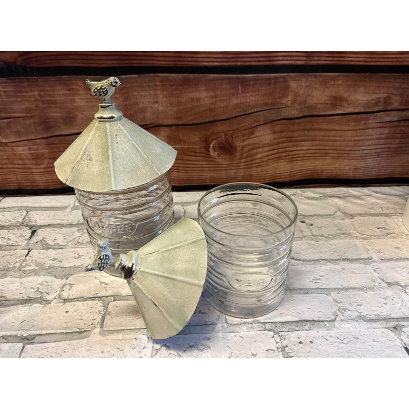 Small Silo Tea Canister, 9" H x 4.5" W x 4.5" D