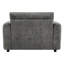 Fauteuil à accoudoirs simple en chenille avec mousse à haute densité 42 * 33 "Pull-Line & Chenille