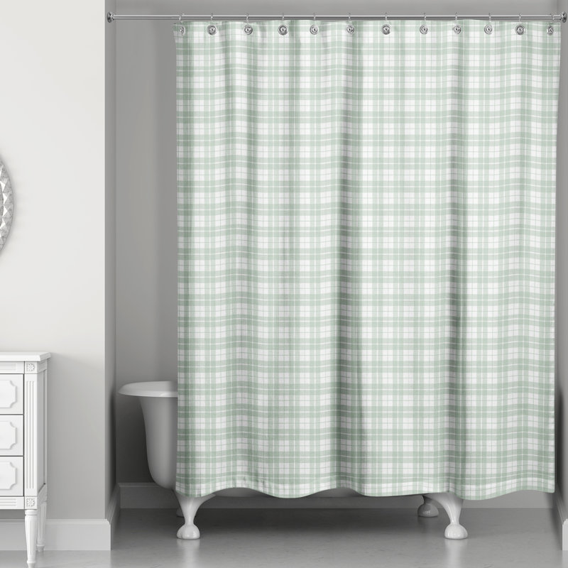Mcculley Plaid Shower Curtain