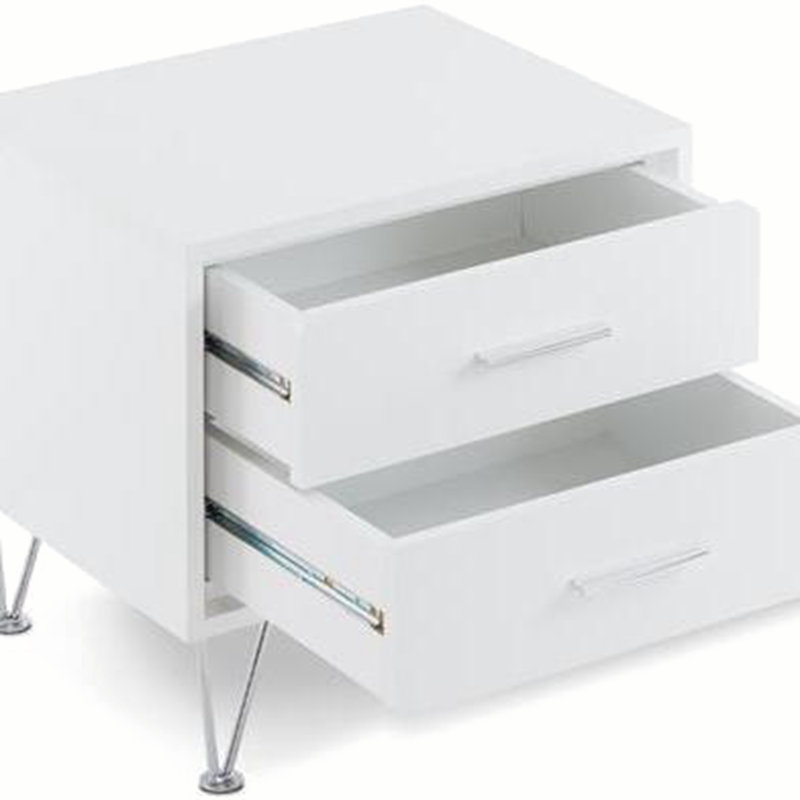 Avraham Rectangular Accent Table, White