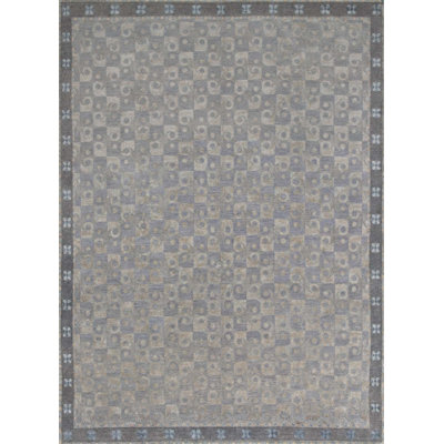 Hand Woven Silk and Wool Oriental Area Rug
