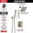 Delta Modern Square Shower System Faucet Set, Brushed Nickel 6.5-inch Shower Head and Handle Set, Valve Trim Kit, Spotshield Stainless  (Valve Not Included)-127315498