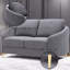 Yuina 60" Loveseat, Grey Linen