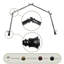 Tringle à rideaux simple en métal et fenêtre réglable en résine de 0,81 po Danery-1828946761-1851031027