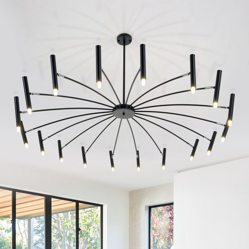 Lustre linéaire moderne à 18 lumières Harbot