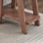 Contemporary Shelf Side Table in Red