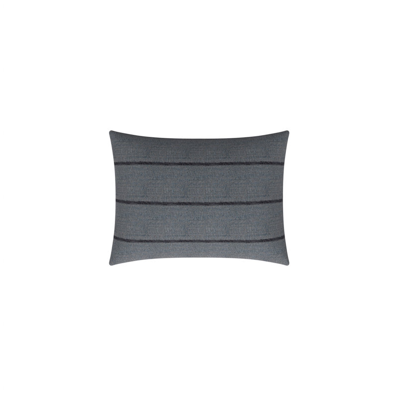 Linen Rectangular Pillow Cover & Insert, 15"H x 20"W, Gray