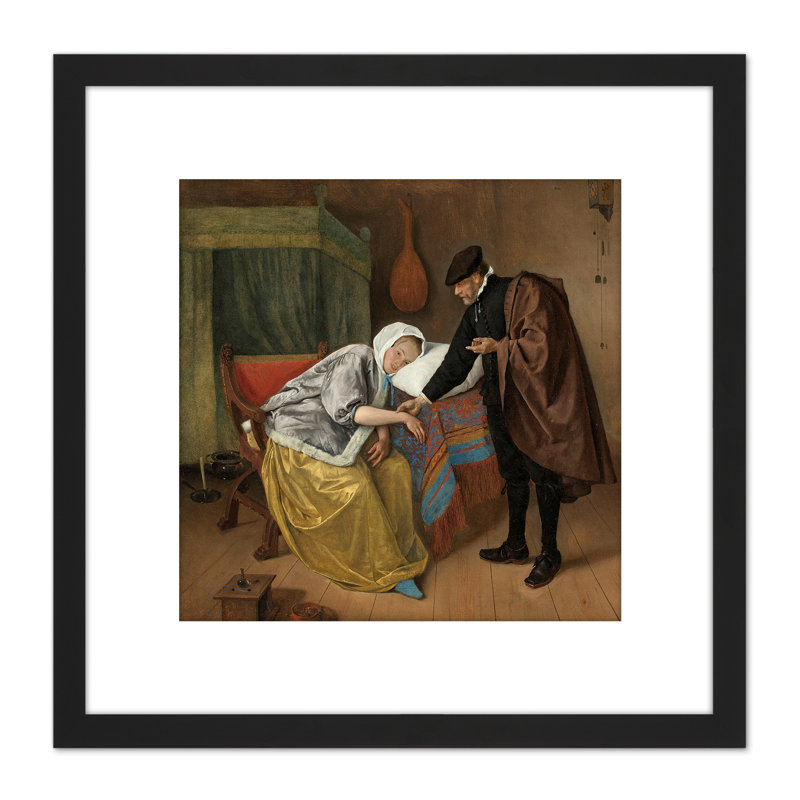The Sick Woman Doctor by Jan Steen - Single Picture Frame Painting