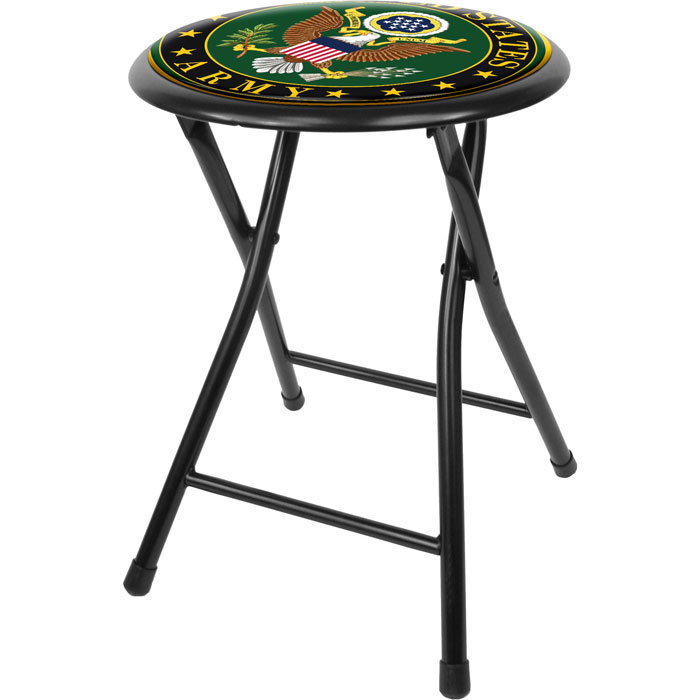U.S. Army Metal Accent Stool