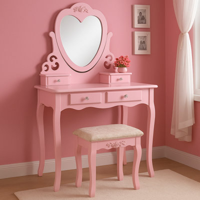 Brenda Dressing Table with Mirror