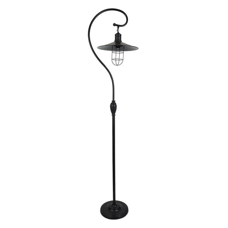 Chesterfield 74'' Bronzed Arched Floor Lamp