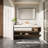 Cozy Design Tempered Glass Framed Wall-Mounted Bathroom Vanity Mirror-102799396-102799395-102799388