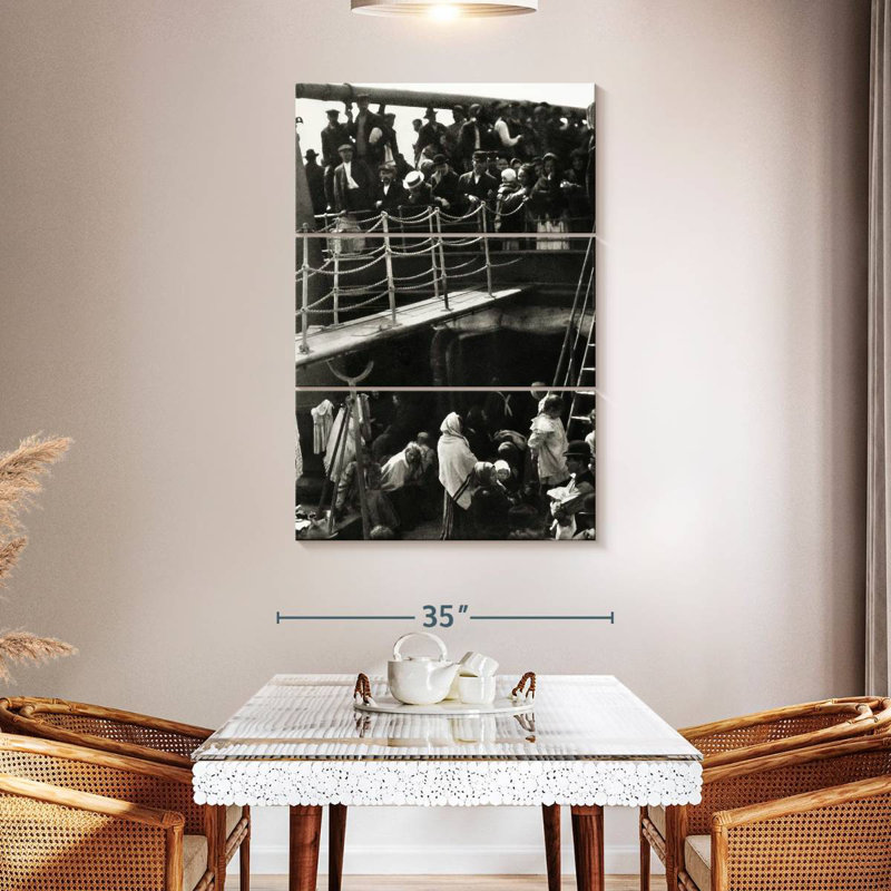 The Steerage 1907, H 32 po x l 20 po