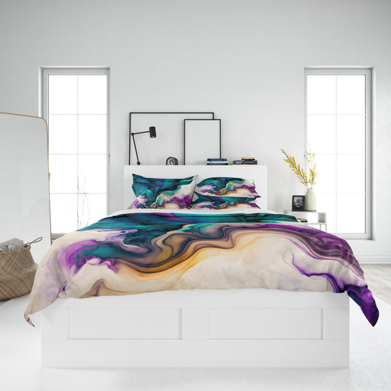 Abstract Duvet Cover, King Duvet Cover + 2 King Pillowcases