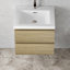 Meuble-lavabo mural simple 23,6 po avec plateau en résine Stone Carol-Ann-107963713-107780156