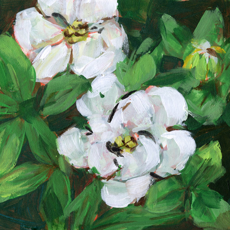 Summer Bride I by Melissa Wang - Wrapped Canvas Painting, 122cm H x 122cm W