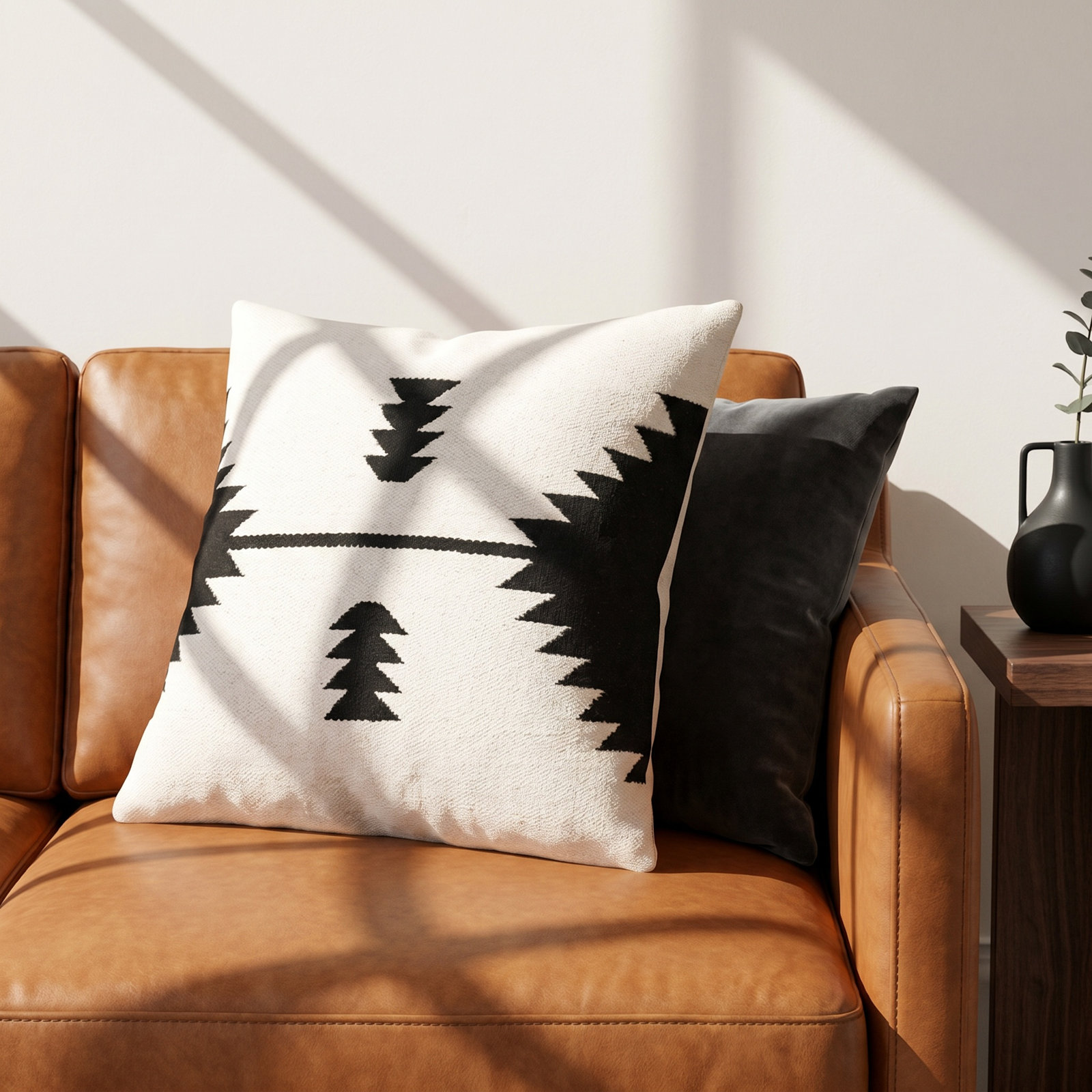 Jude Geometric Cotton Throw Pillow, Pillow Cover Only - No Insert